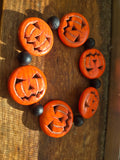 Spooky Pumpkin Halloween Bracelet