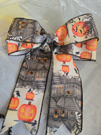 Haunted Halloween Bow Clip
