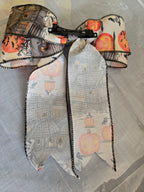 Haunted Halloween Bow Clip