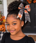 Haunted Halloween Bow Clip