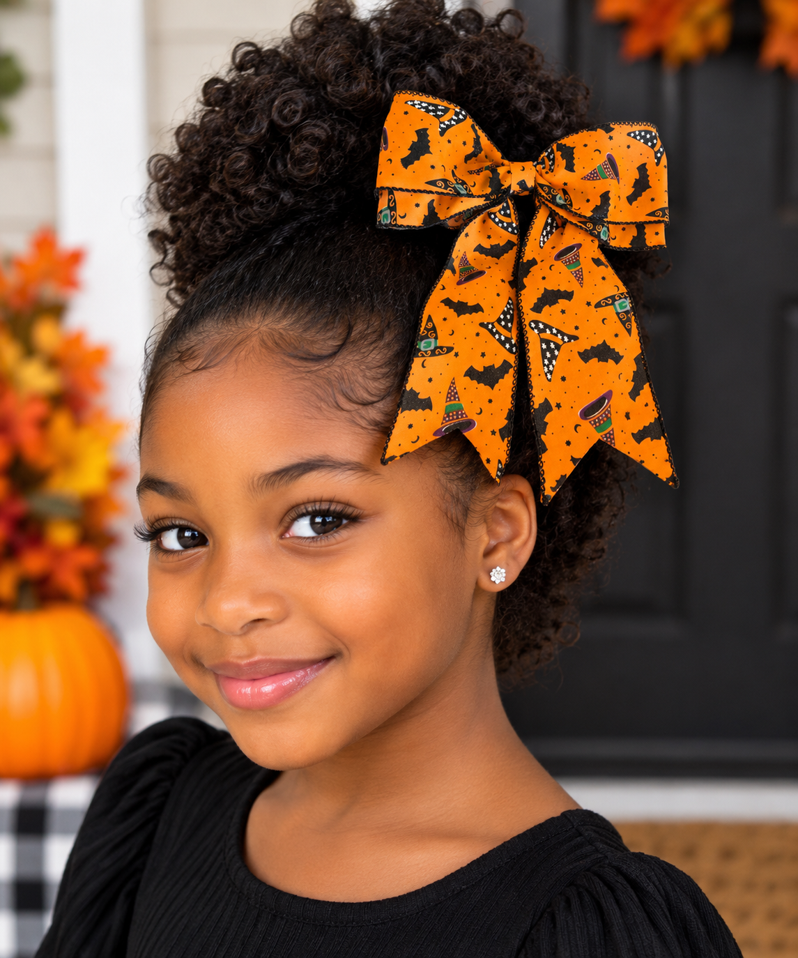 Wickedly Cute Halloween Bow Clip